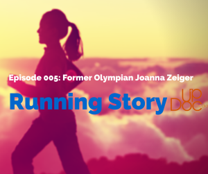 Amanda Loudin interviews Joanna Zeiger on Running Story Podcast on Updoc media