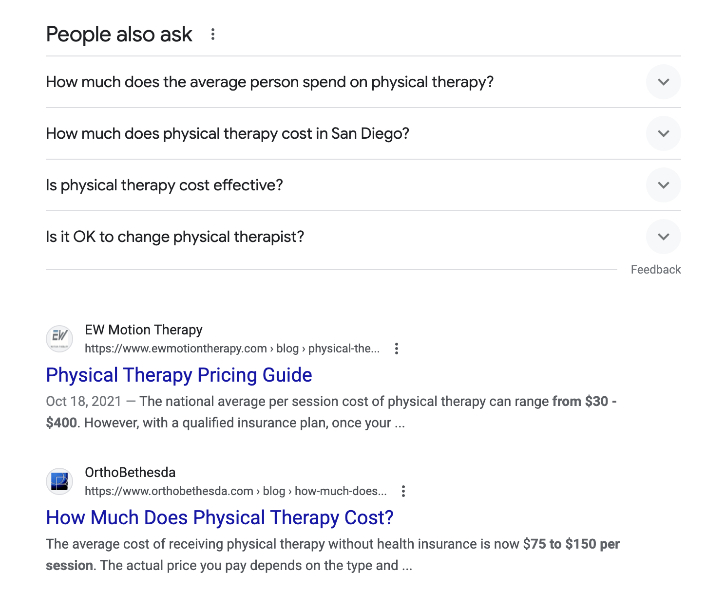 general search returns pt cost replacement updocblog